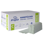 Product foto van Papieren handdoekjes groen 33x25 cm set van 3600