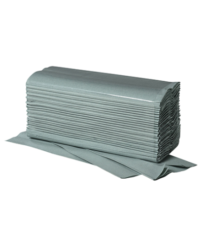 Product foto van Papieren handdoekjes groen 33x25 cm set van 3600