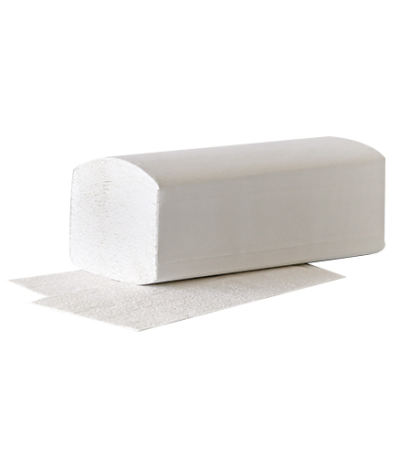 Product foto van Papieren handdoekjes wit Eco 2-laags set van 3200