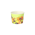 Product foto van Papieren ijsbekers karton rond 100ml set van 200 Fruit