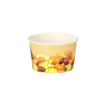 Product foto van Papieren ijsbekers karton rond Fruit set van 200 125ml