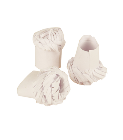 Product foto van Papieren kipmanchetten wit set van 100