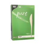 Product foto van Papieren messen wit set van 50