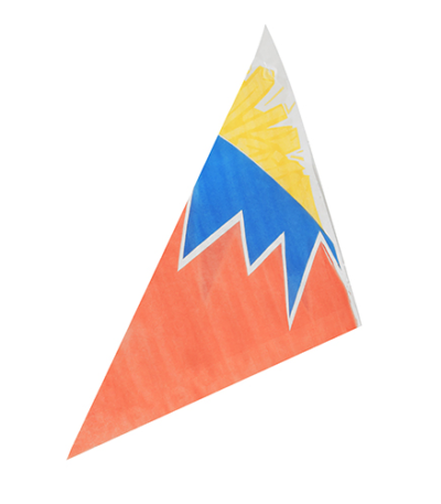 Product foto van Papieren patatzakken bedrukt 250g set van 1000