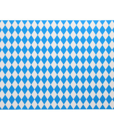 Product foto van Papieren placemats Beiers blauw set van 100