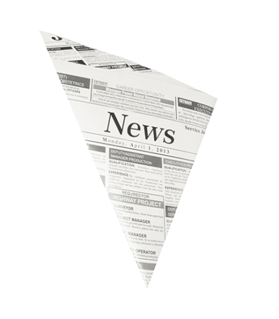 Product foto van Papieren puntzakken perkament 32