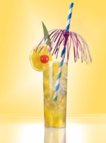 Product foto van Papieren rietjes blauw/wit set van 50 Fireworks