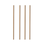 Product foto van Papieren rietjes bruin set van 100