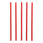 Product foto van Papieren rietjes rood set van 135
