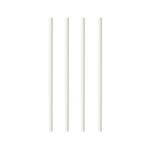 Product foto van Papieren rietjes wit set van 100