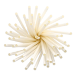 Product foto van Papieren rietjes wit set van 135