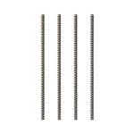 Product foto van Papieren rietjes zwart/wit Zig-Zag set van 100