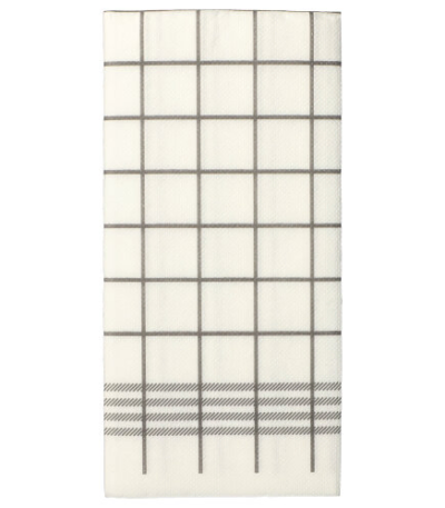 Product foto van Papieren servetten 2-laags grijs set van 30 PUNTO Kitchen Towel