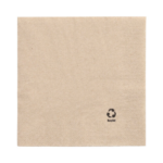 Product foto van Papieren servetten 2-laags naturel set van 250