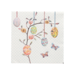 Product foto van Papieren servetten 3-laags 25cm x 25cm Easter Branch set van 20