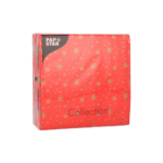 Product foto van Papieren servetten 3-laags 25cm x 25cm set van 50 Plain Christmas Trees