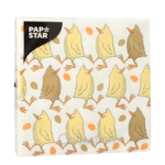 Product foto van Papieren servetten 3-laags 33cm x 33cm Pastel PÃ¸sktider