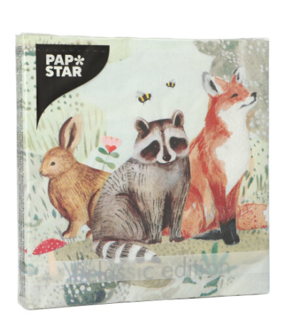 Racoon & Fox set van 20