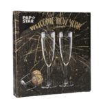 Product foto van Papieren servetten 3-laags 33x33 cm "Welcome New Year" set van 20