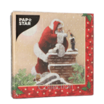 Product foto van Papieren servetten 3-laags 33x33cm Dans la Cheminee set van 20