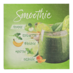 Product foto van Papieren servetten 3-laags 33x33cm set van 20 Smoothie