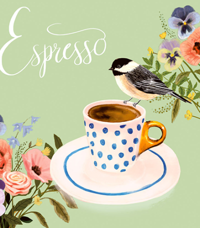 Product foto van Papieren servetten 3-laags 33x33cm set van 20 "Take a Break"