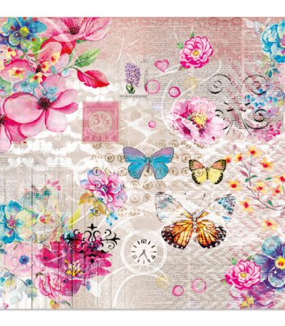 Product foto van Papieren servetten 3-laags 33x33cm wit Nora