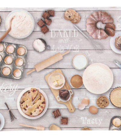 Product foto van Papieren servetten 3-laags Baked with Love set van 20