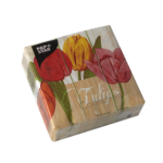Product foto van Papieren servetten 3-laags Blooming Tulips set van 50