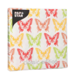 Product foto van Papieren servetten 3-laags Butterflies 20x33cm