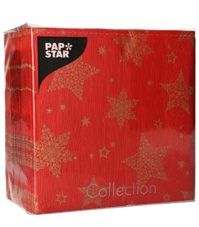 Product foto van Papieren servetten 3-laags Christmas Shine set van 100