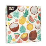 Product foto van Papieren servetten 3-laags Coconut set van 20