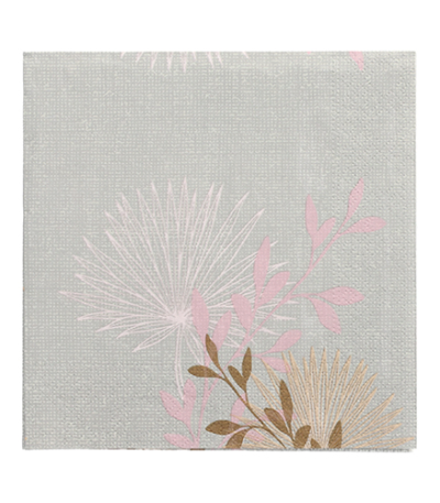 Product foto van Papieren servetten 3-laags Flora 20x33cm