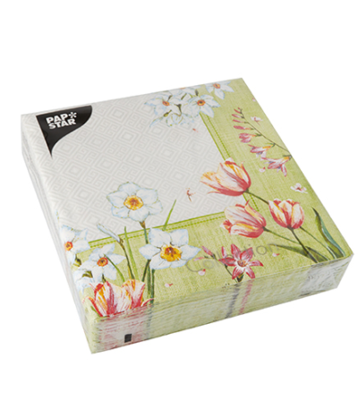 Product foto van Papieren servetten 3-laags Florentina set van 50