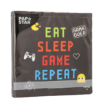 Product foto van Papieren servetten 3-laags Gamer set van 20