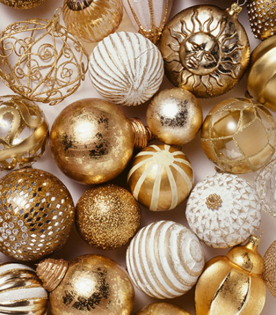 Product foto van Papieren servetten 3-laags Golden X-Mas set van 20