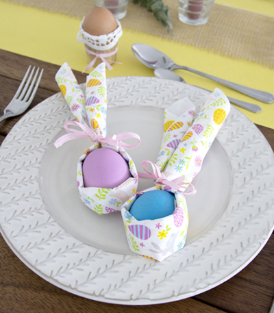 Product foto van Papieren servetten 3-laags Happy Easter set van 20
