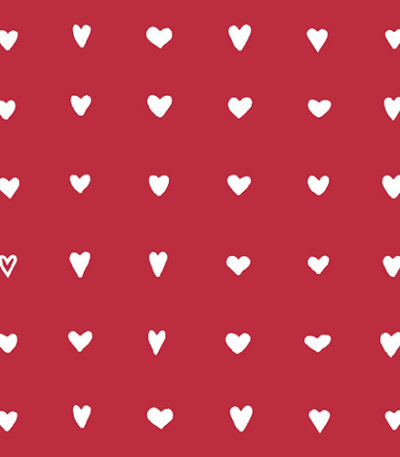 Product foto van Papieren servetten 3-laags Hearts set van 50