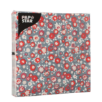 Product foto van Papieren servetten 3-laags Liberty Rouge 20x33 cm
