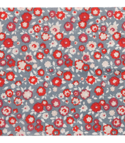 Product foto van Papieren servetten 3-laags Liberty Rouge 20x33 cm