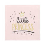 Product foto van Papieren servetten 3-laags Little Princess set van 20