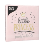 Product foto van Papieren servetten 3-laags Little Princess set van 20