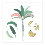 Product foto van Papieren servetten 3-laags Palm and Bananas 20 stuks