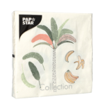 Product foto van Papieren servetten 3-laags Palm and Bananas 20 stuks