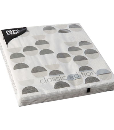 Product foto van Papieren servetten 3-laags Pastilles set van 20