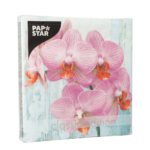 Product foto van Papieren servetten 3-laags Phalaenopsis set van 20