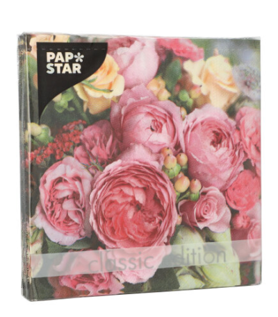Product foto van Papieren servetten 3-laags Romance Antique set van 20