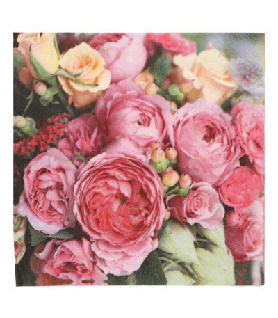 Product foto van Papieren servetten 3-laags Romance Antique set van 20