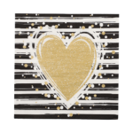 Product foto van Papieren servetten 3-laags Sparkling Heart 30 stuks