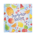 Product foto van Papieren servetten 3-laags Summerfeelings set van 20